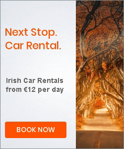 From €12 per day with Irish Car Rentals