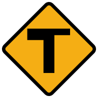 T-Junction at a corner