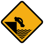 Unprotected Quay Sign