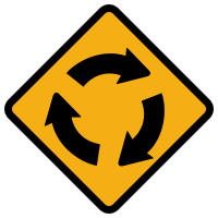 Roundabout Sign
