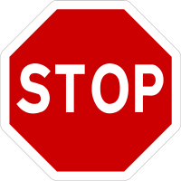 Stop Road Sign